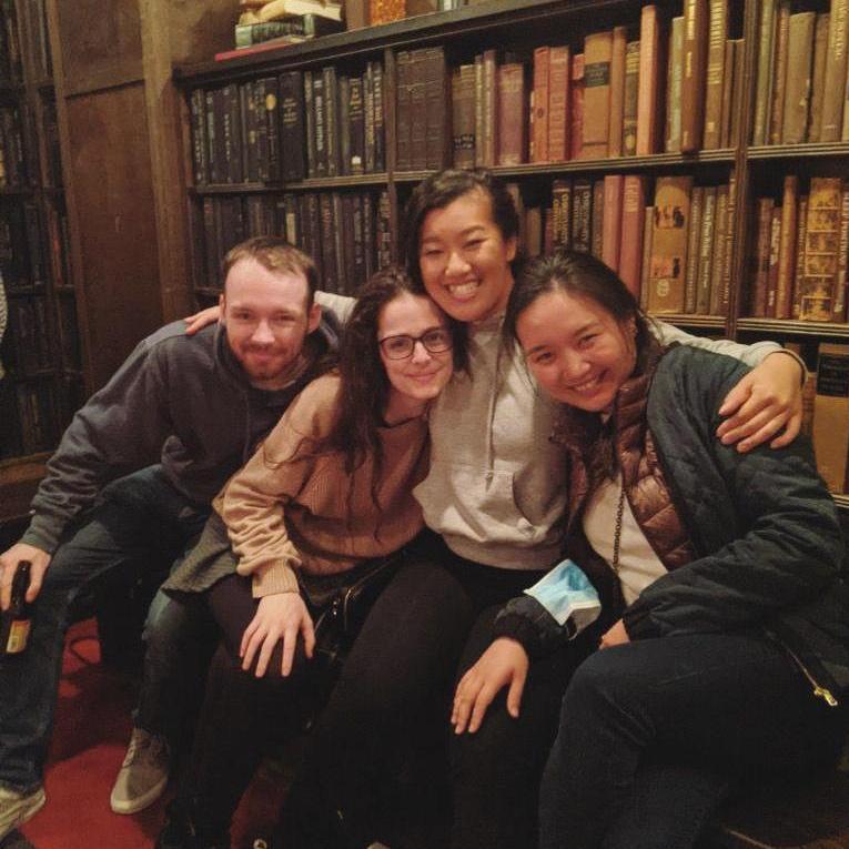 Fenn, Sandra, Charmaine, and Viv at a show together while Viv visited the states from Hong Kong after covid