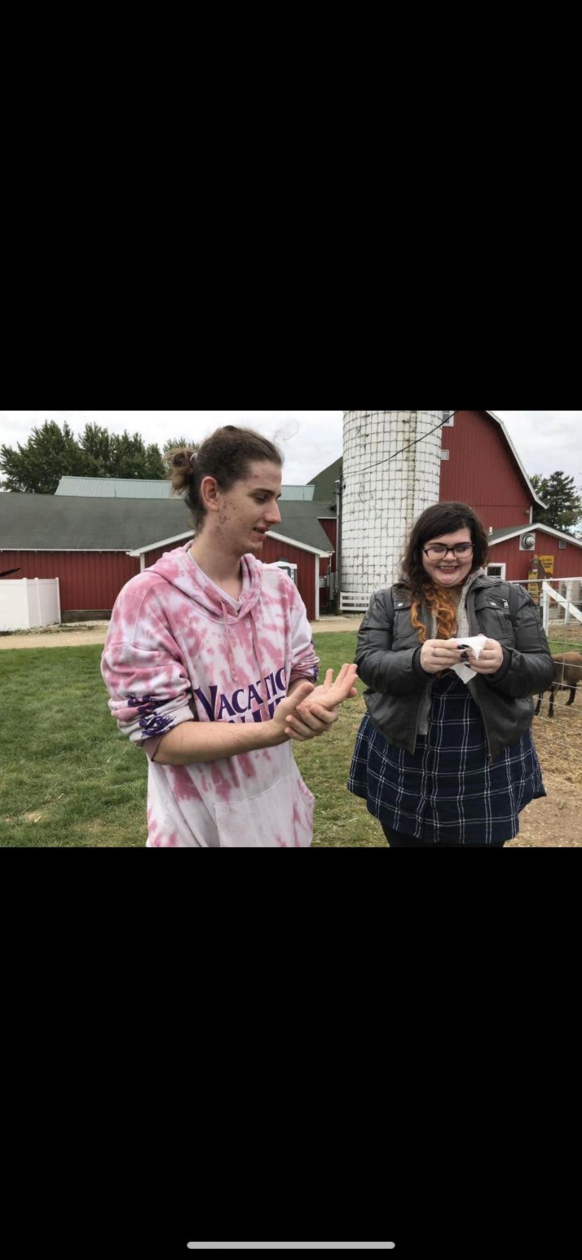 Pumpkin Patch in Wisconsin while meeting a lot of Austin's family for the first time