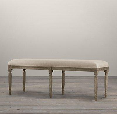 Louis Bench Restoration Hardware