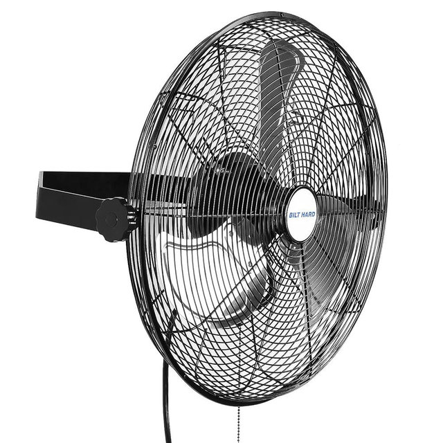 BILT HARD 3000 CFM 14 in. Outdoor Wall Mount Fan, 3-Speed Waterproof Wall Fan Industrial Grade High Velocity Outdoor Fans for Patio, Commercial, Garage, and Gazebo Use- UL Listed