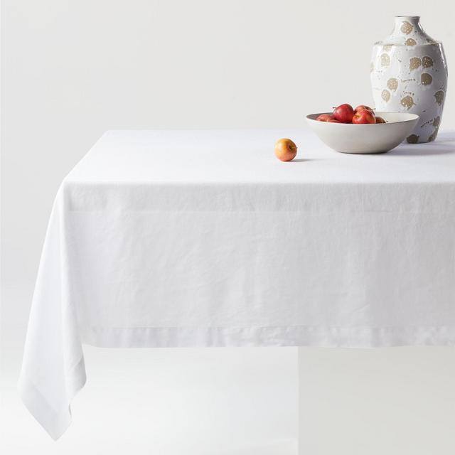 Marin White Tablecloth 60" x 120"