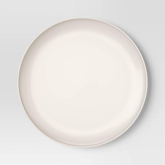 10.5" Dinner Plate Ivory - Room Essentials™