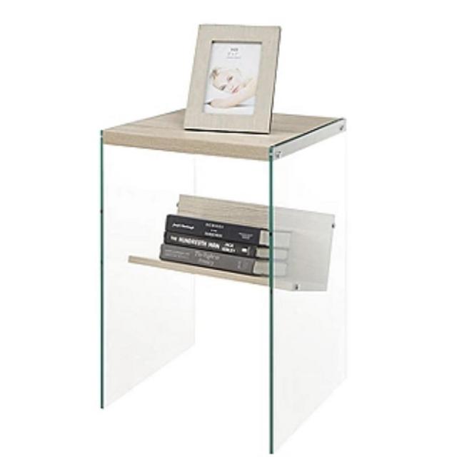 Soho End Table - Weathered White