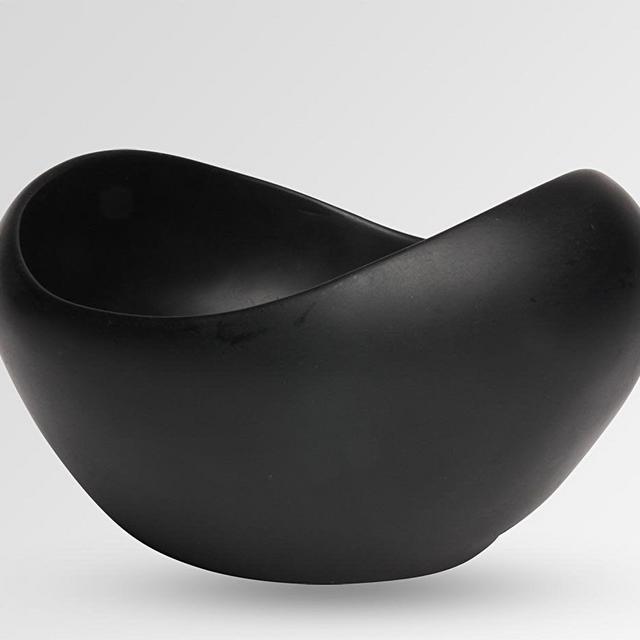Large Resin Beetle Bowl - Black
