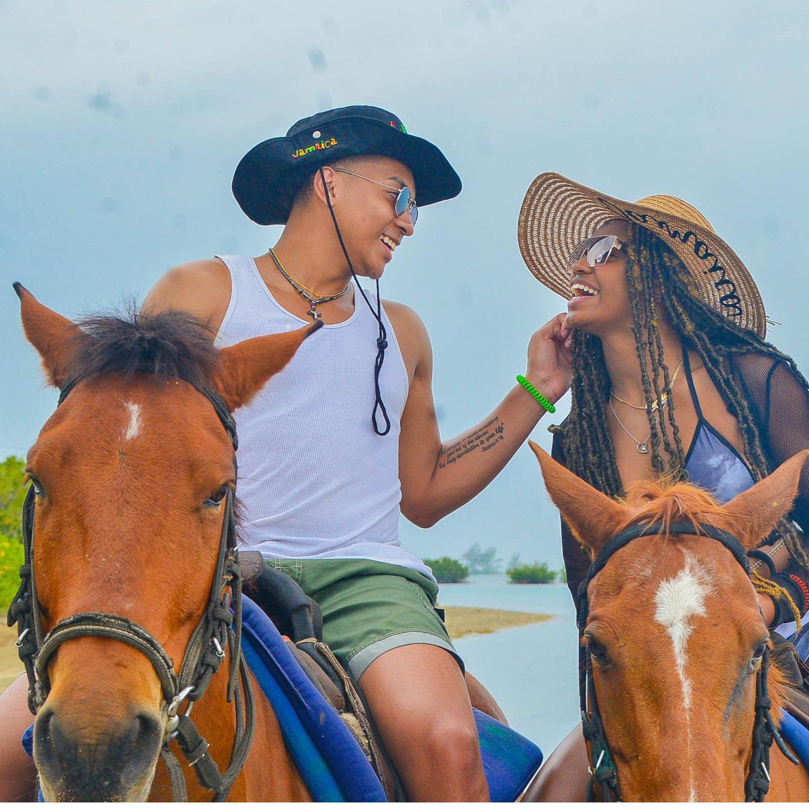 Horse back riding in Jamaica