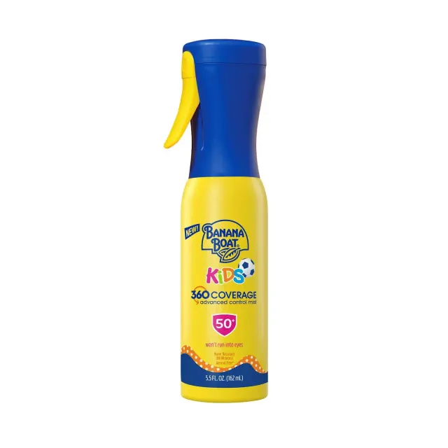 Banana Boat Kids' 360 Coverage Advanced Control Mist Sunscreen Sprayer - SPF 50 - 5.5 fl oz