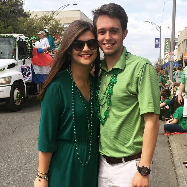 Austin's first St. Patrick's Day Parade! (This was a big deal for my crazy Irish family)