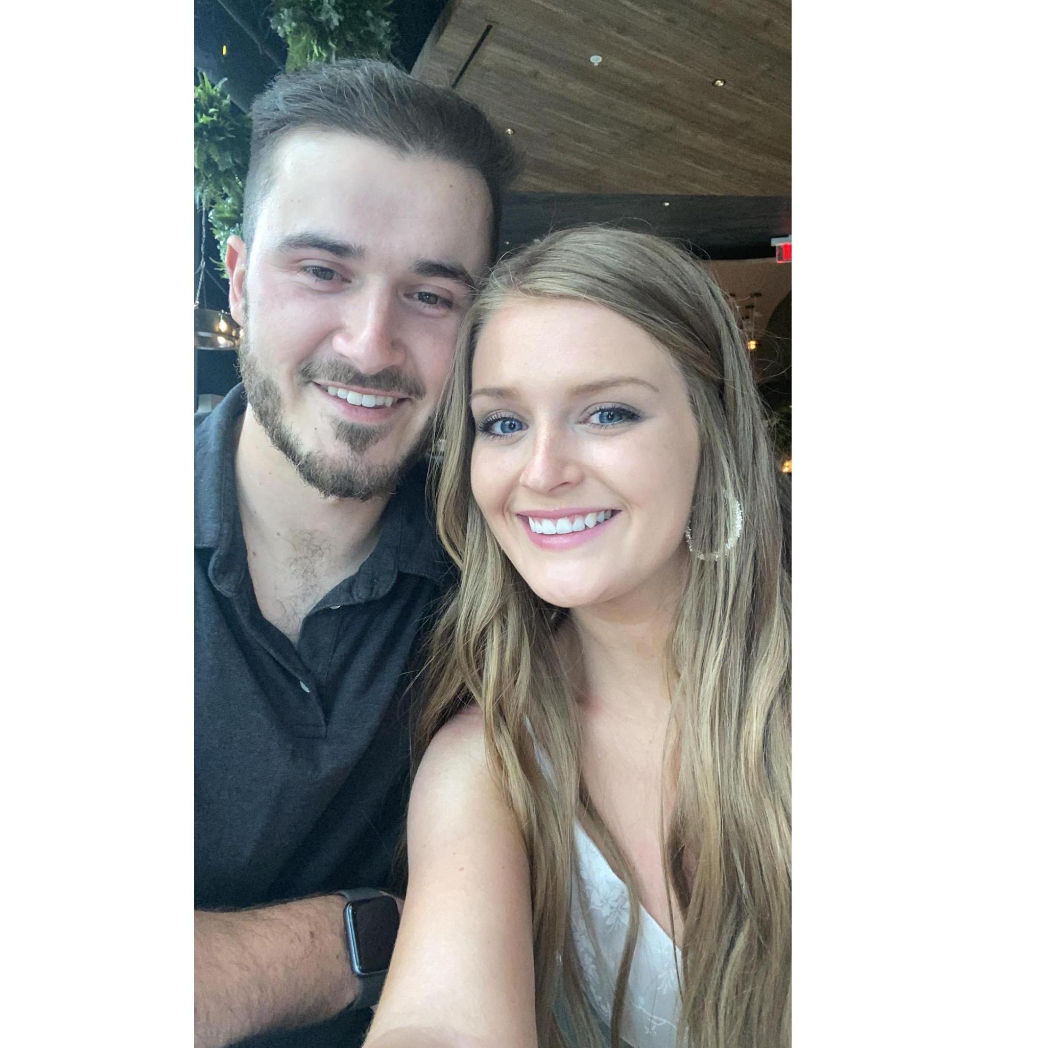 April 23, 2021 at our combined bachelorette/bachelor party in Orlando, Florida