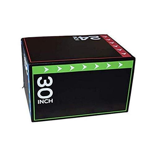 BalanceFrom 3 in 1 20"x24"x30" Foam Plyometric Box Jumping Exercise