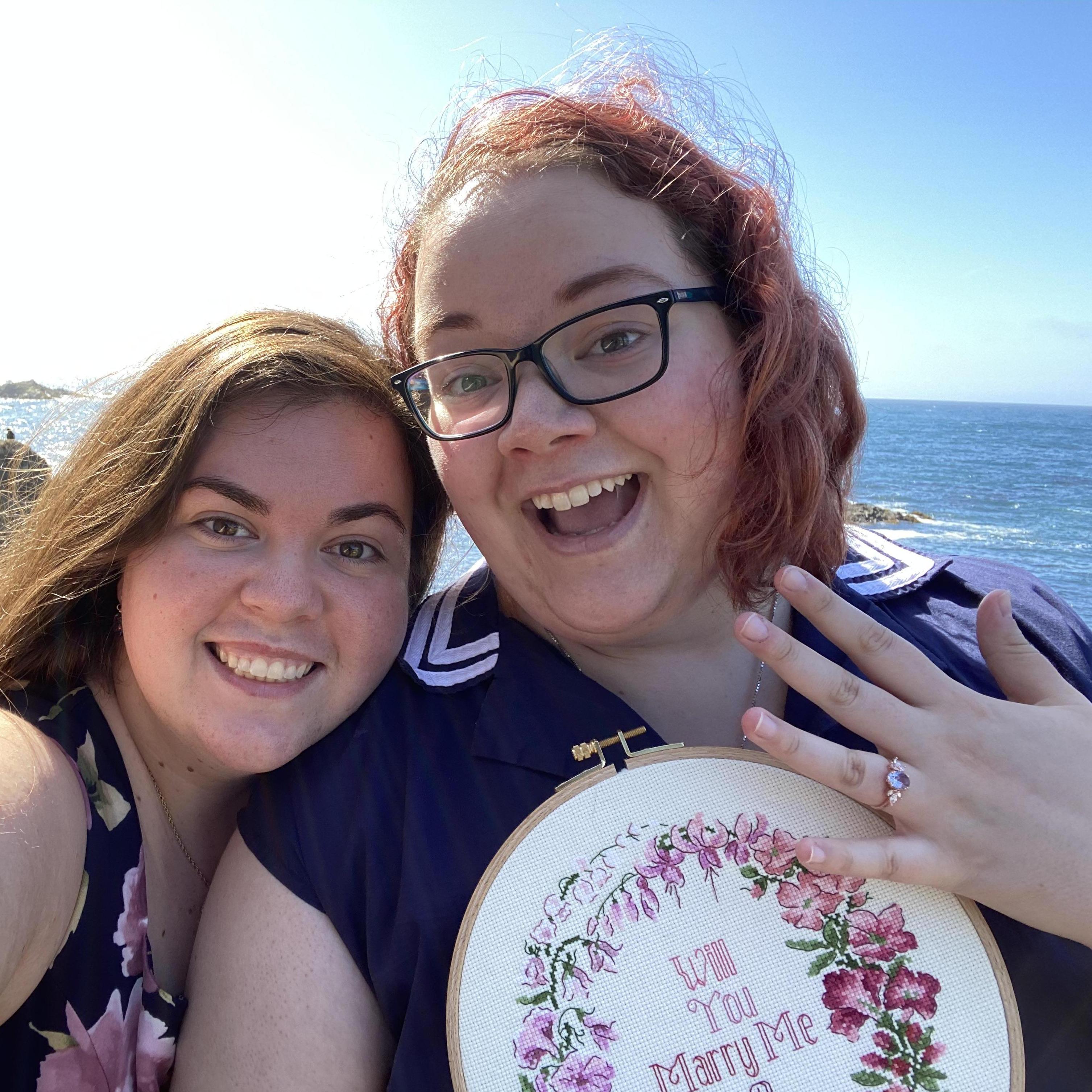 Engaged at Marebello in Fort Bragg, California (2020)