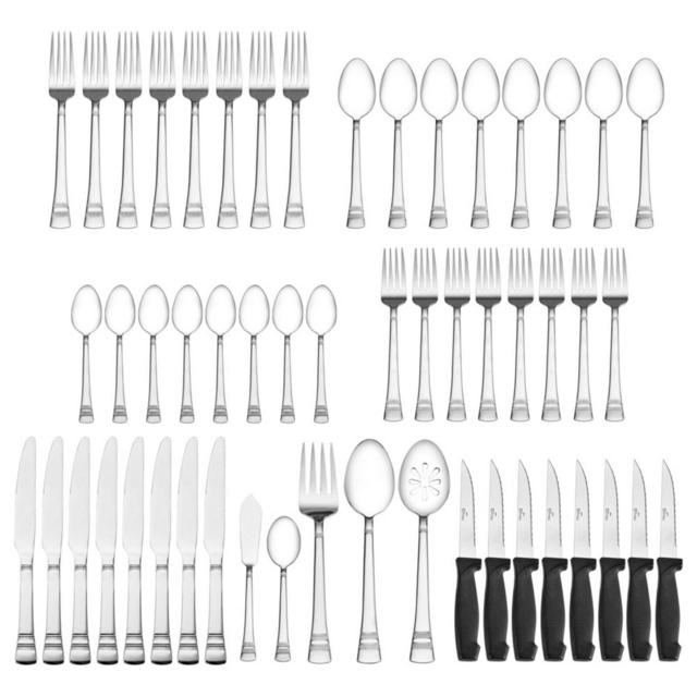 Sapphire Bay 53-Piece Flatware Set