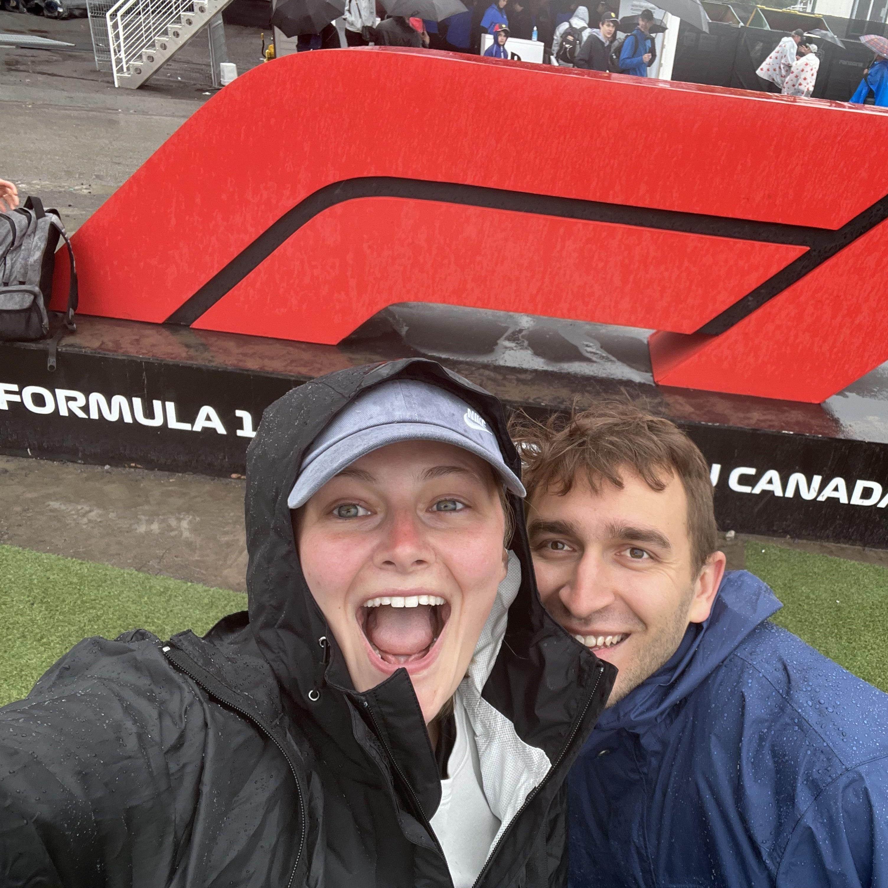 A rainy Formula 1 race in Montreal 2022