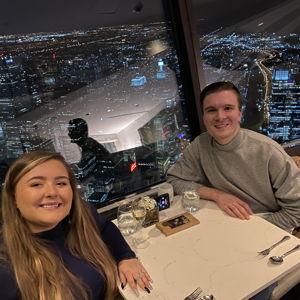 First Dinner Out as a Married Couple