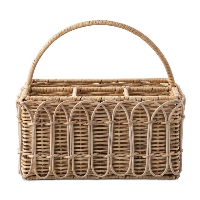 Juliska Provence Rattan Silverware Napkin Caddy