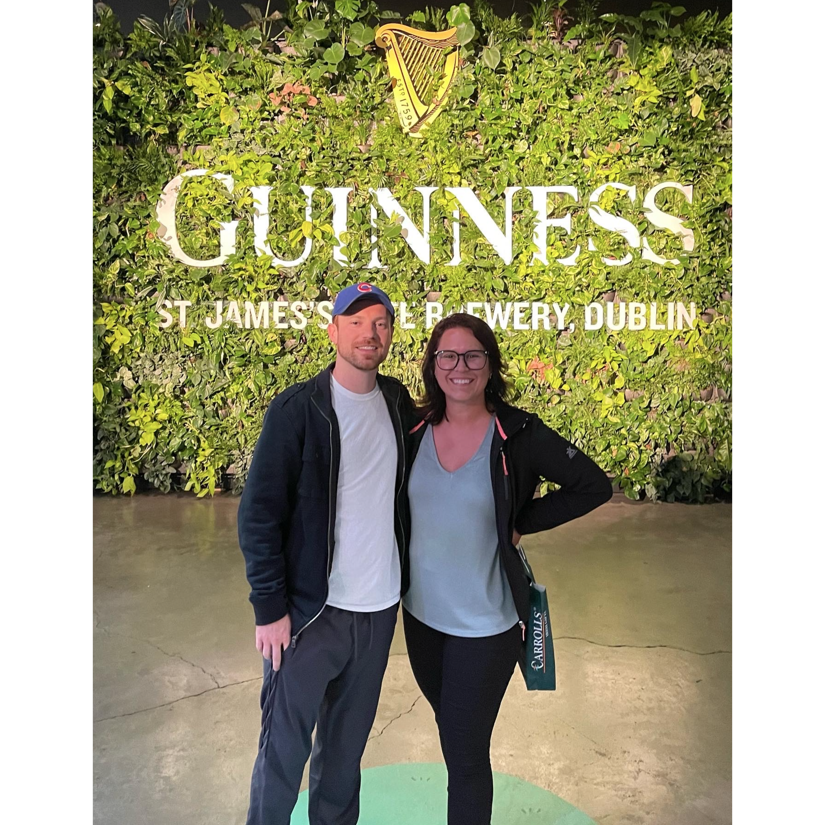 At the Guinness brewery, Dublin, Ireland