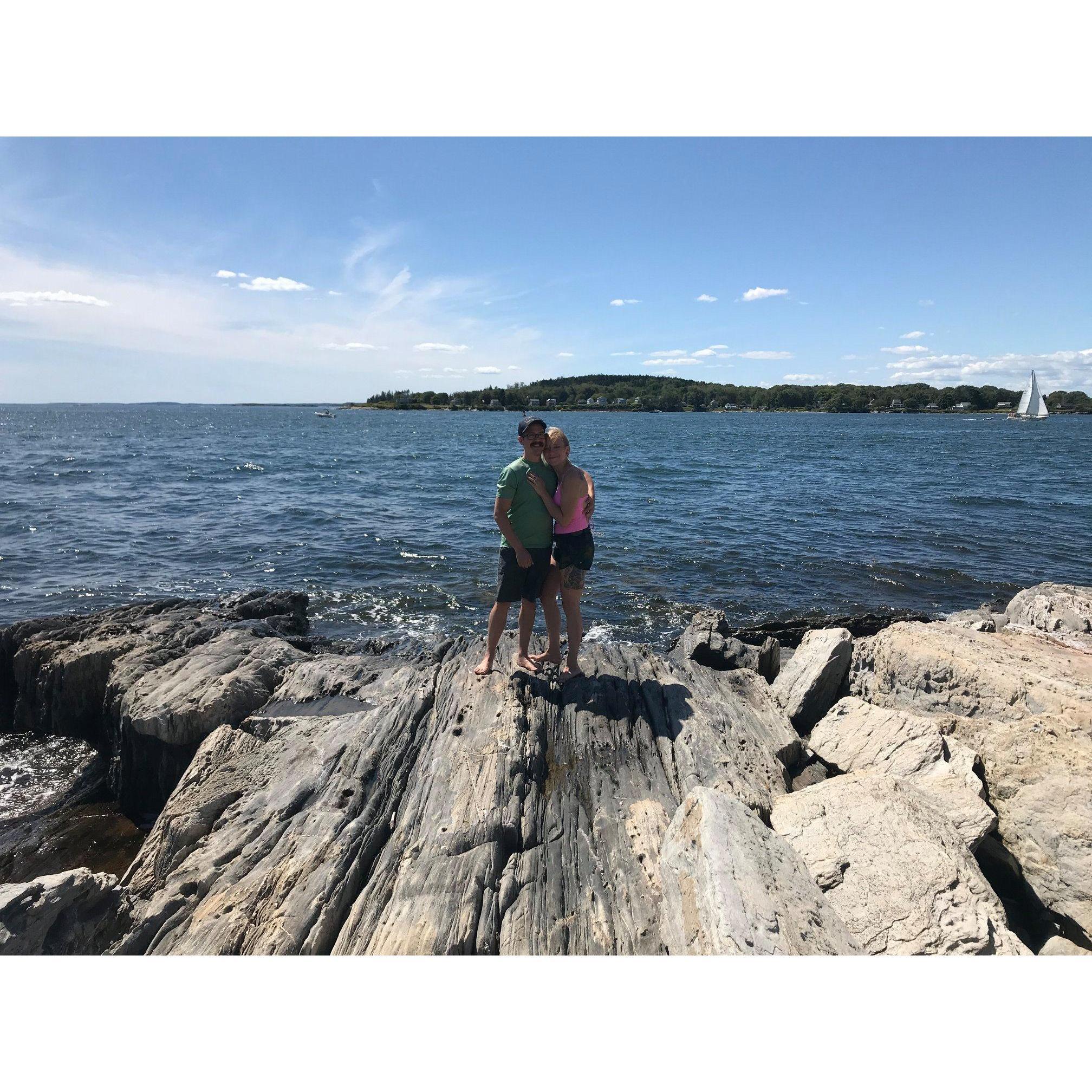 Deer Point, Chebeague Island. Where Scott proposed!