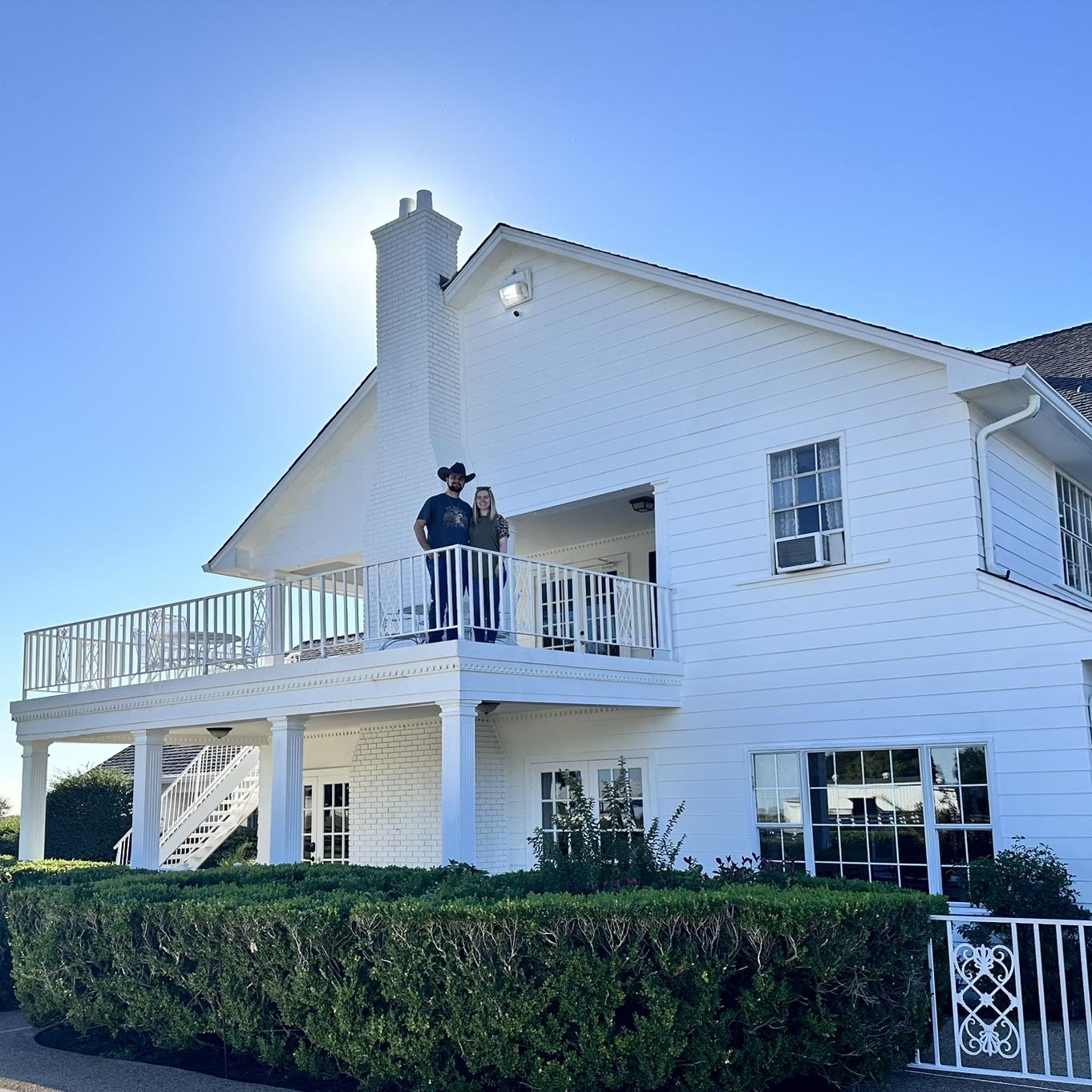 The famous balcony!