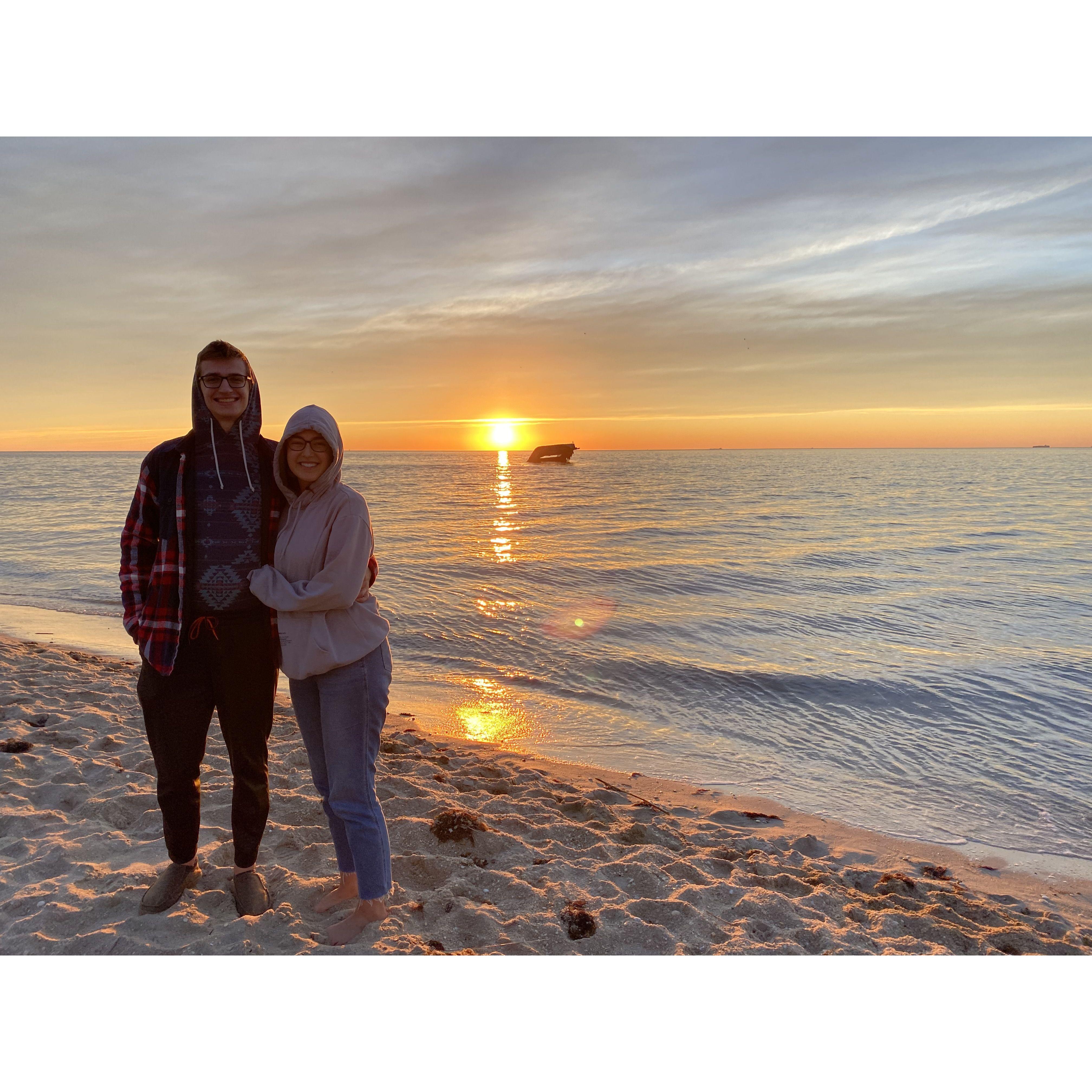 One of our favorite day trips when we lived in South Jersey - going to Cape May and watching the sunset (and collecting pretty beach quartz) at Sunset Beach