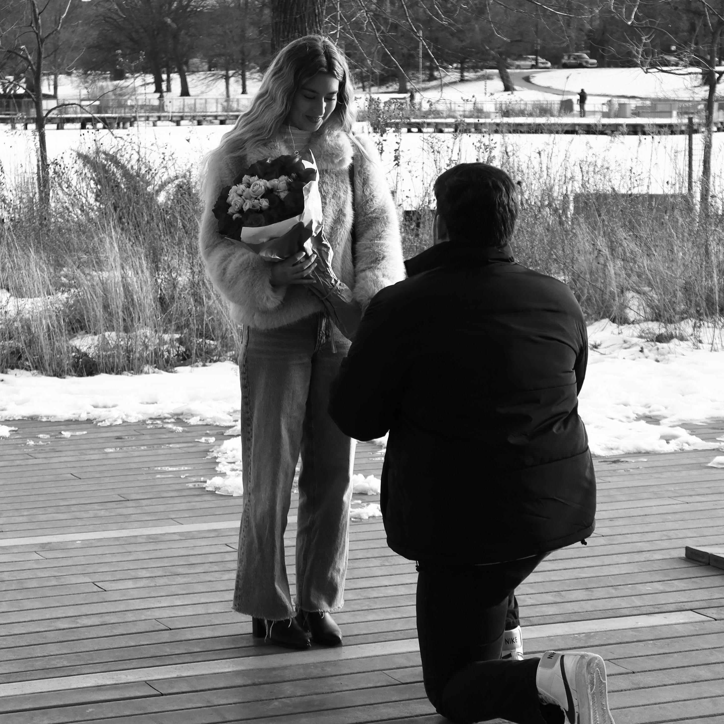 The day we got engaged!