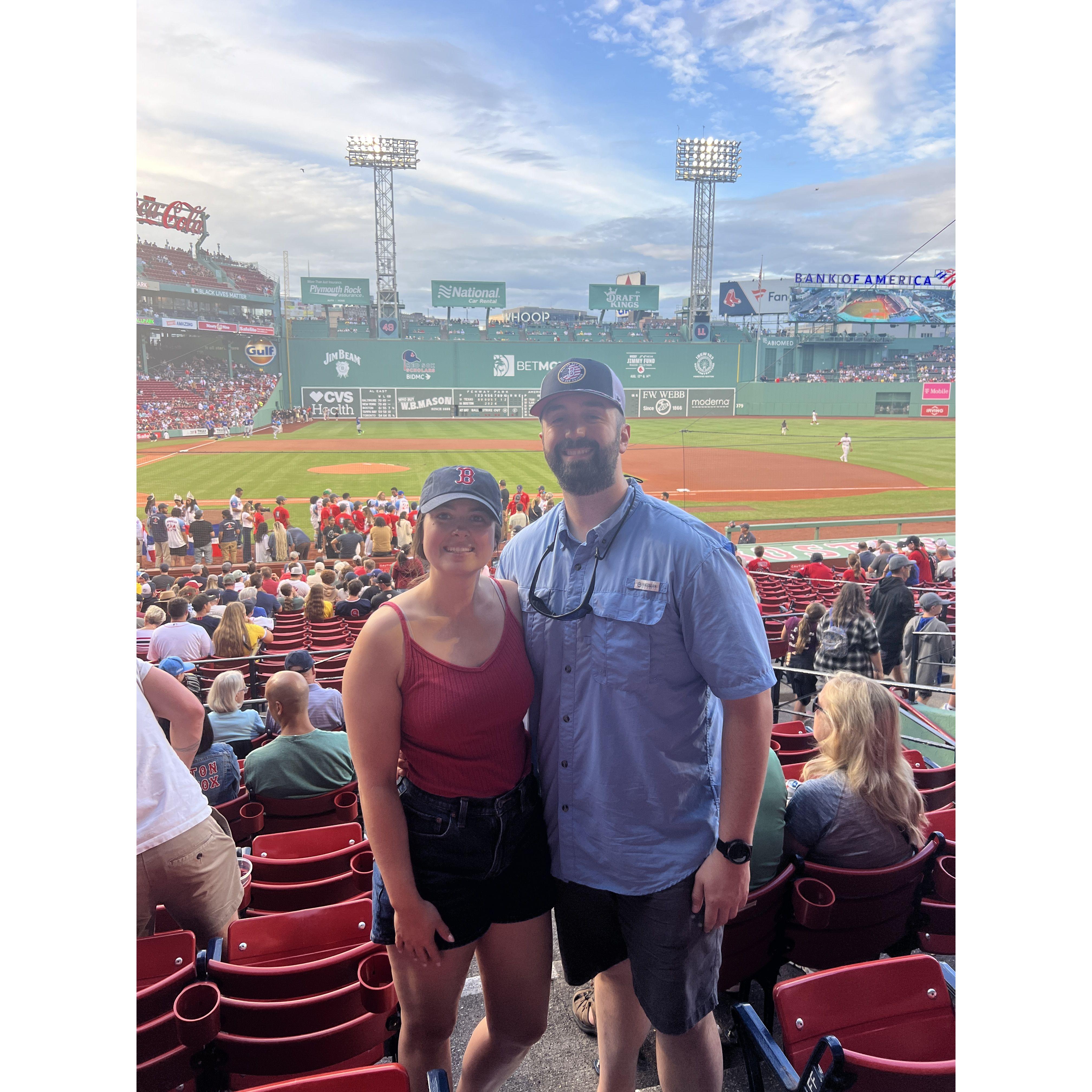 Chad's First Red Sox and MLB Game (July 2024)
