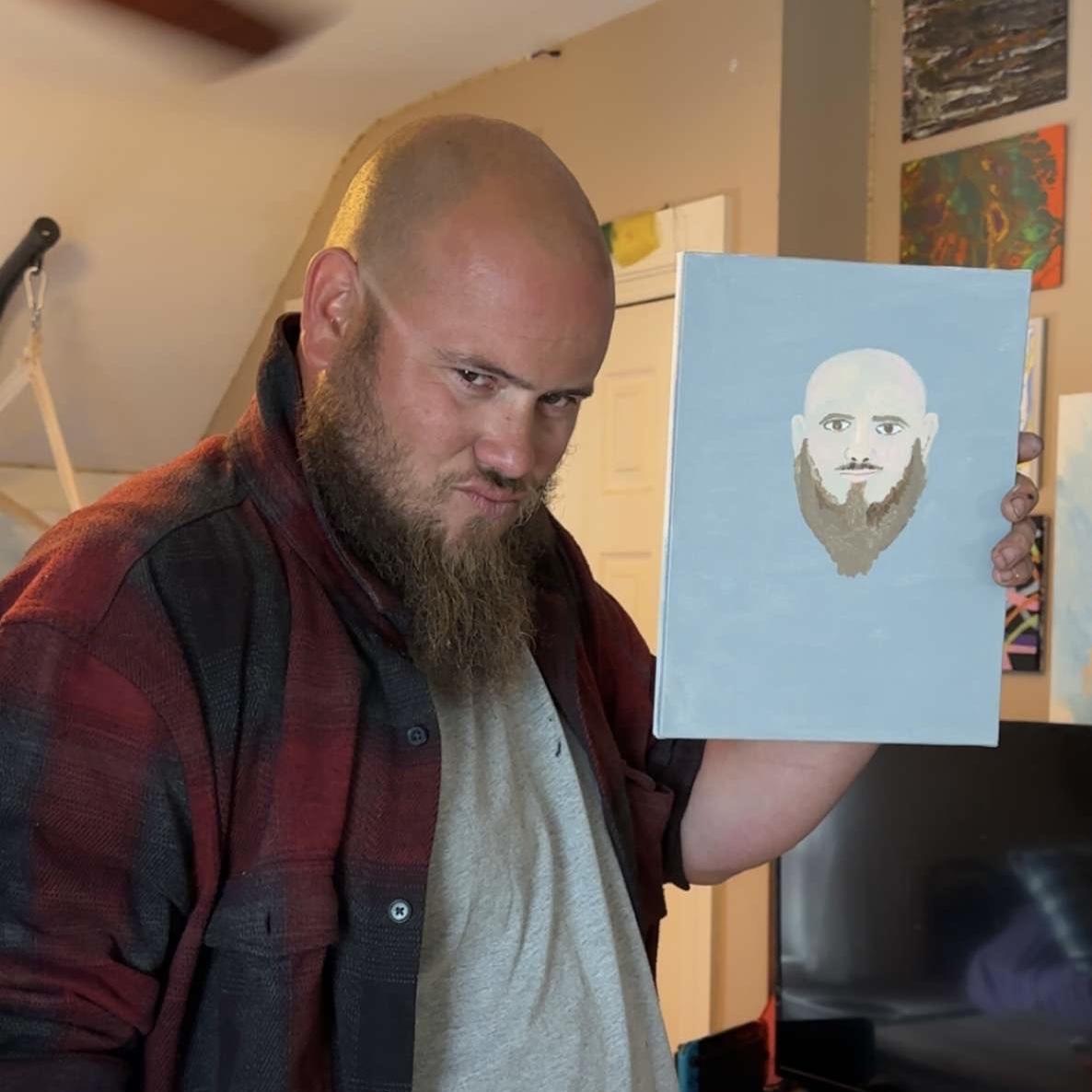 Bonnie’s portrait of Dave