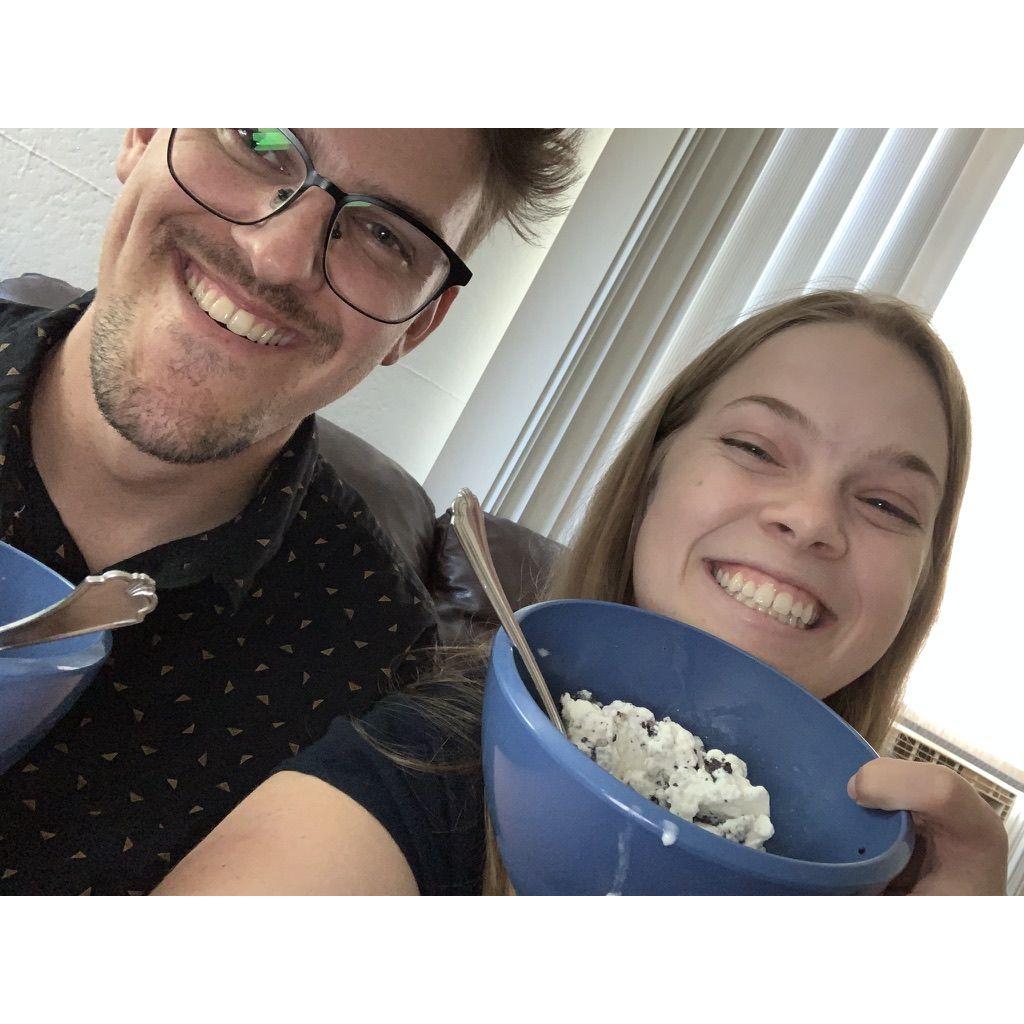 Our first selfie together!