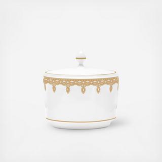 Lismore Lace Covered Sugar Bowl