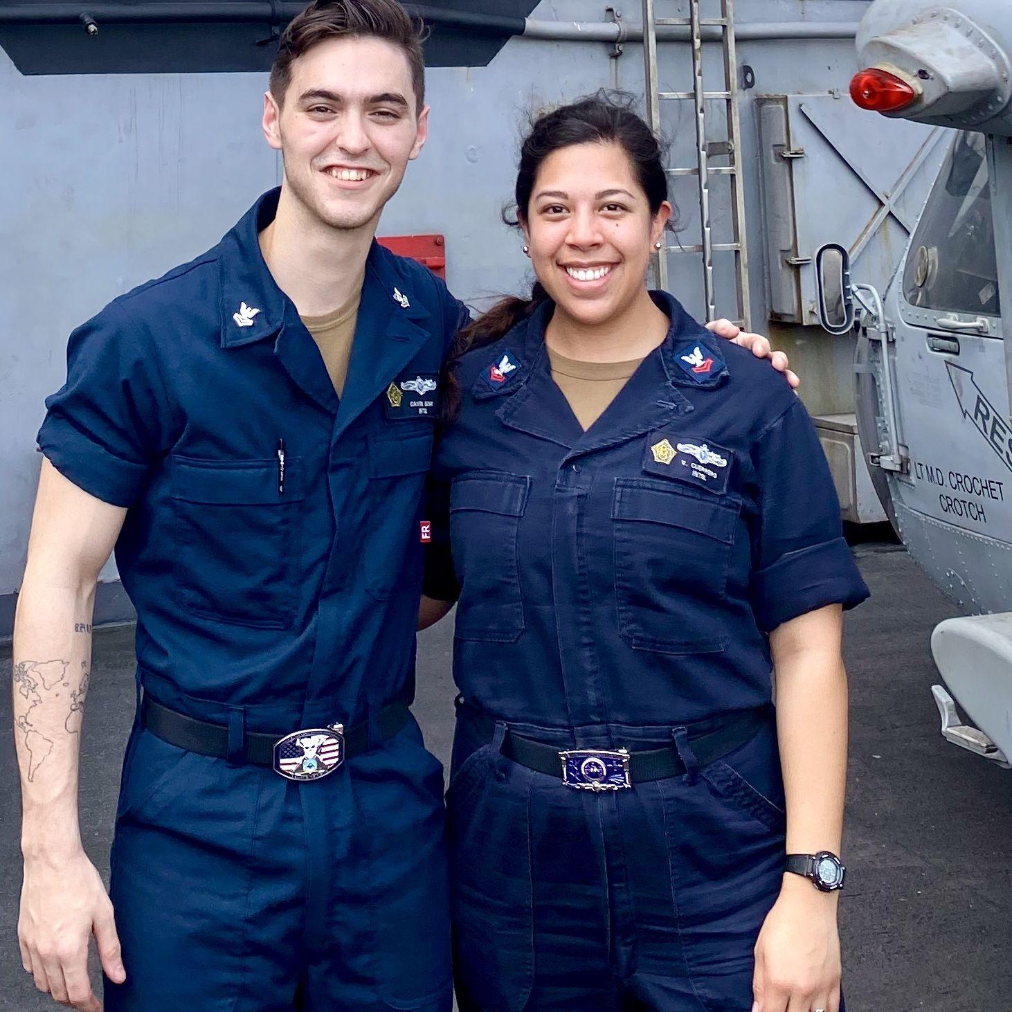 2020 deployment, seeing the sun for the first time in months.