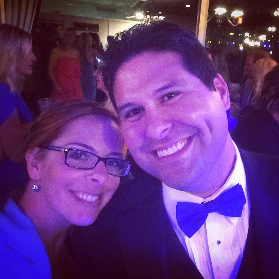 This was Laurel & Michael's first black tie bash - the Blue Martini Ball in 2015.