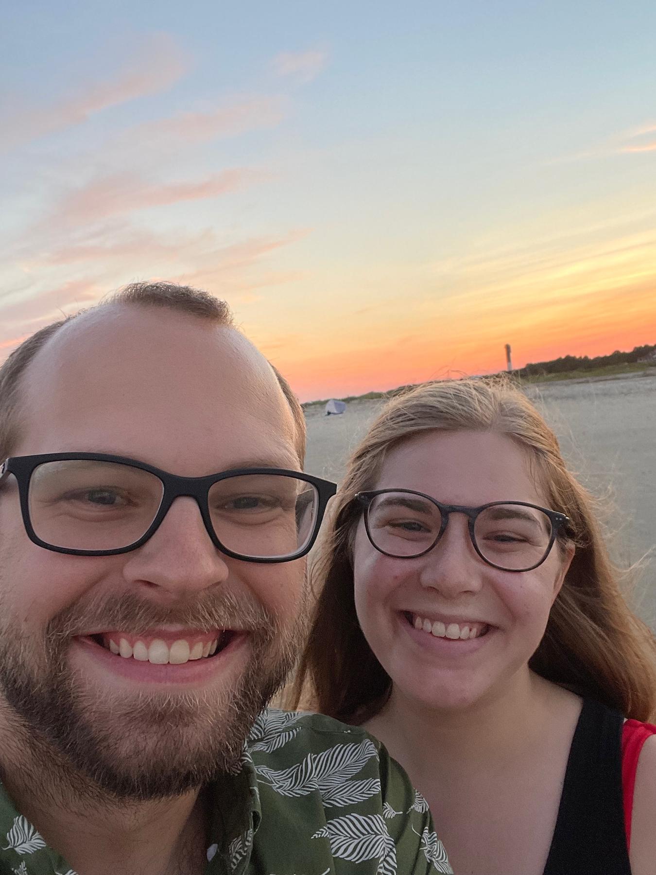 A weekend trip to Charleston and the beach right before Gentry started a new job!