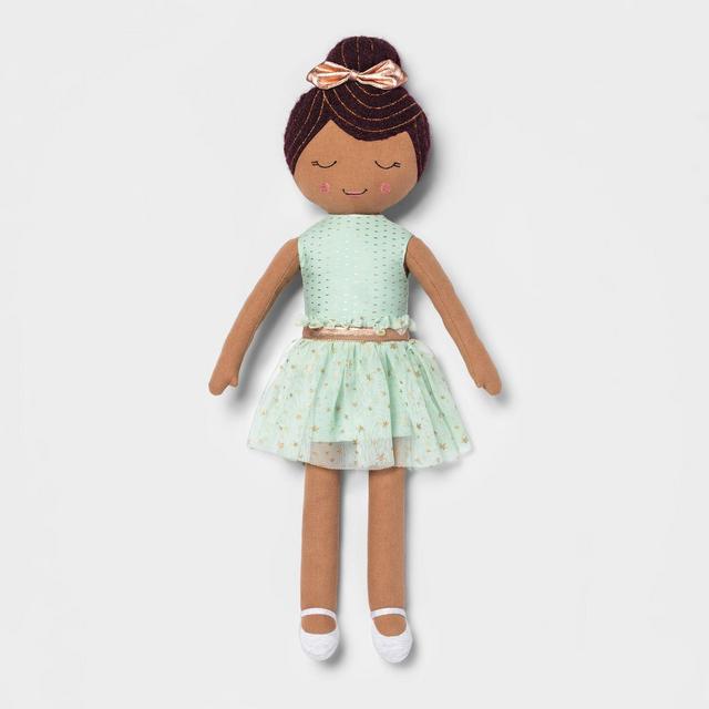 Ballerina Dress Throw Pillow Mint - Pillowfort™