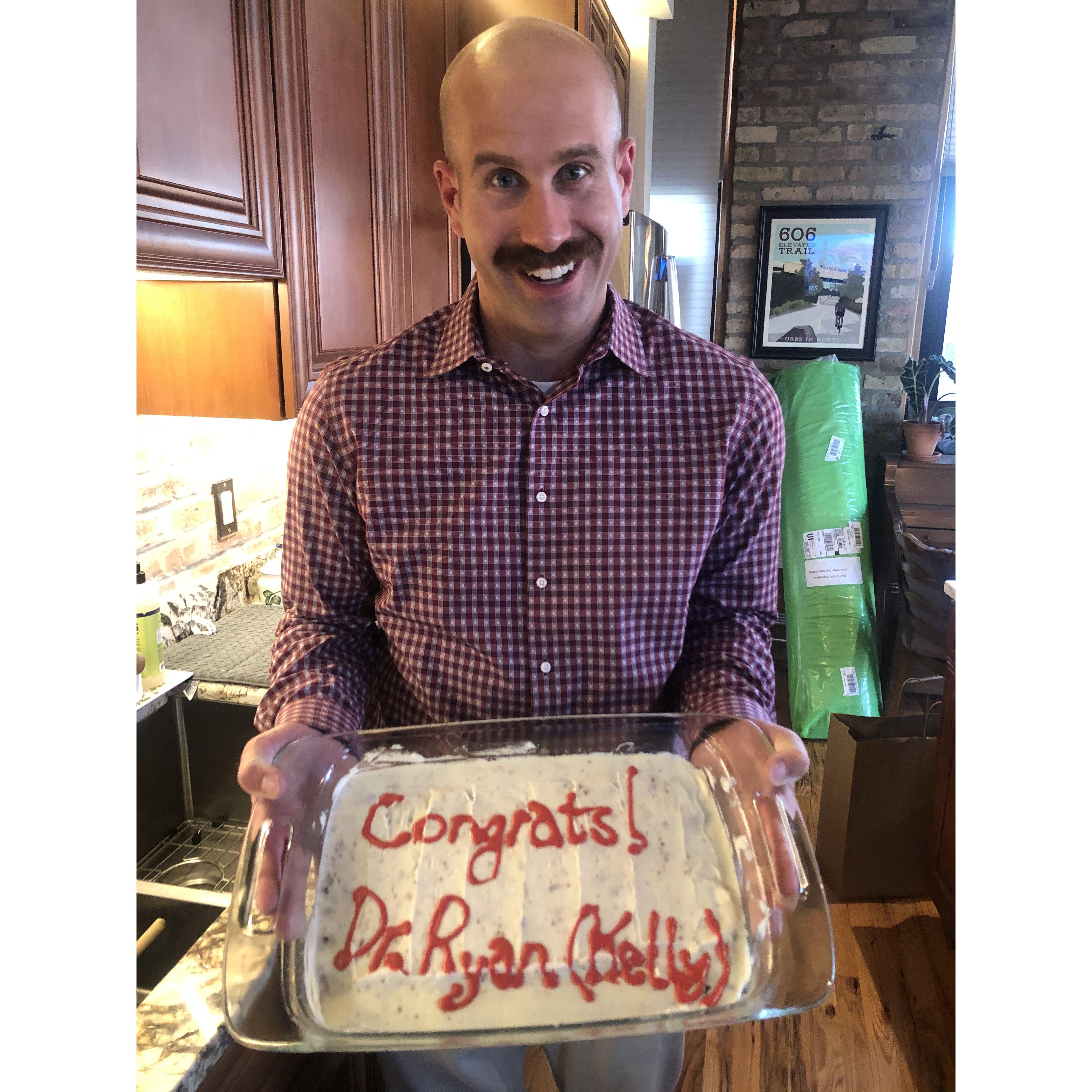 Kelly graduated from residency