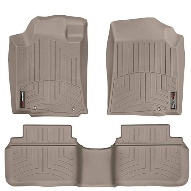 WeatherTech Custom Fit FloorLiner for Nissan Altima -1st & 2nd Row (Tan)