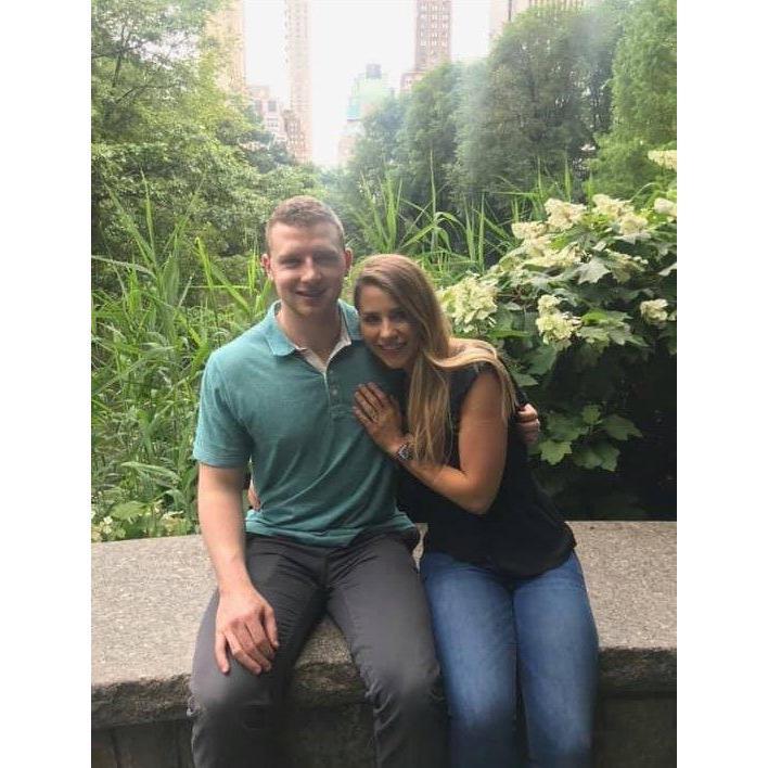 Brad proposed in Central Park! It was a huge surprise!