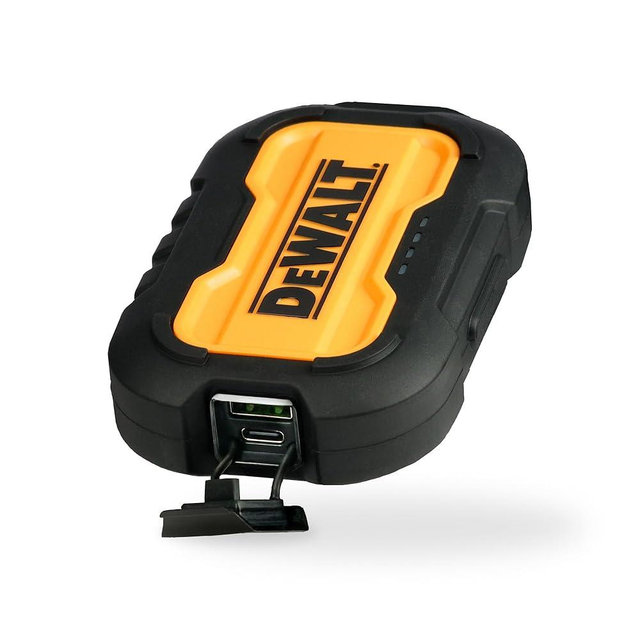 DEWALT Portable Charger, Power Bank, 10,000 mAh Battery Pack with USB-C Port for iPhone 15/15 Plus/15 Pro/15 Pro Max, iPhone 14/13, Samsung Galaxy