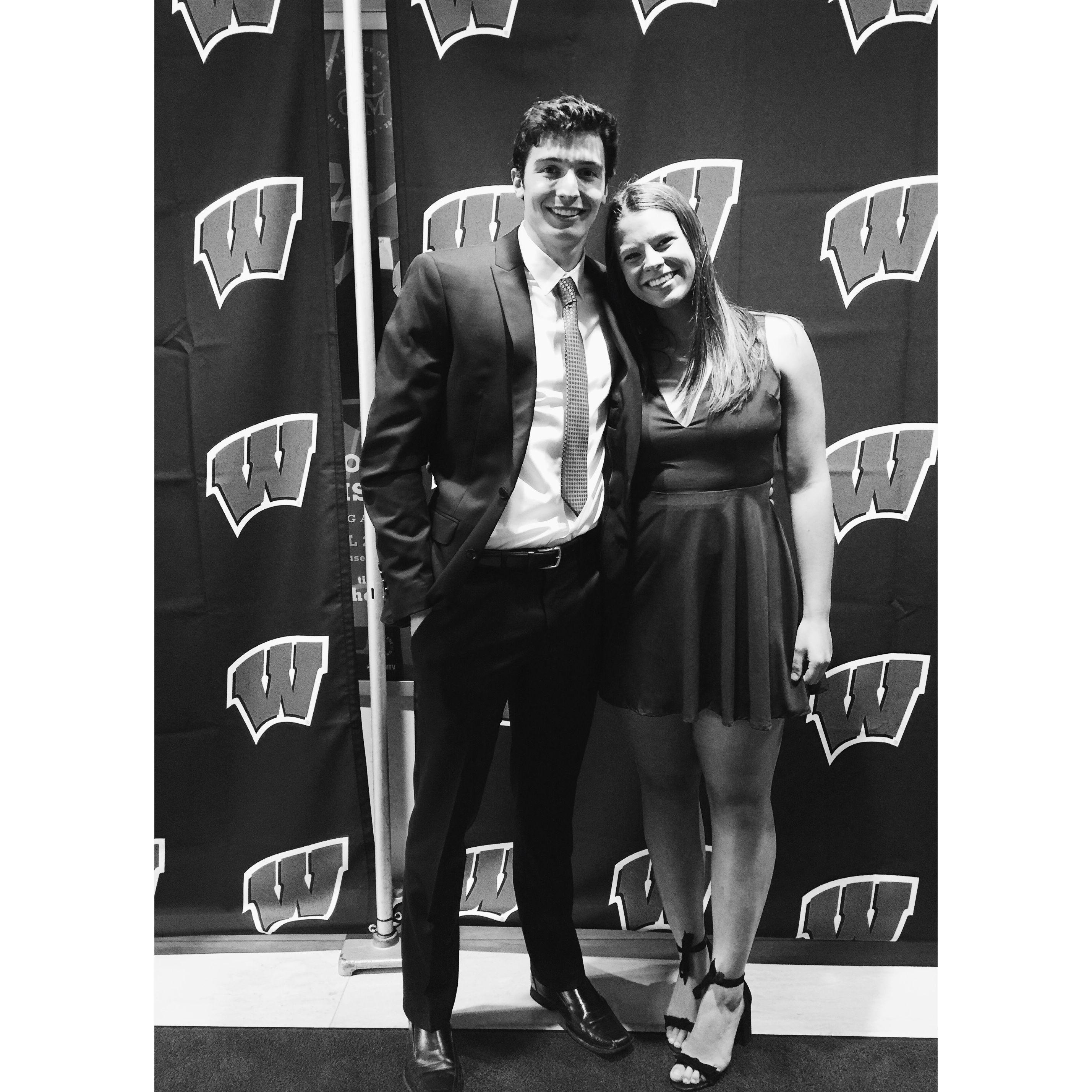 When we went to Paul's track formal as 'just friends'