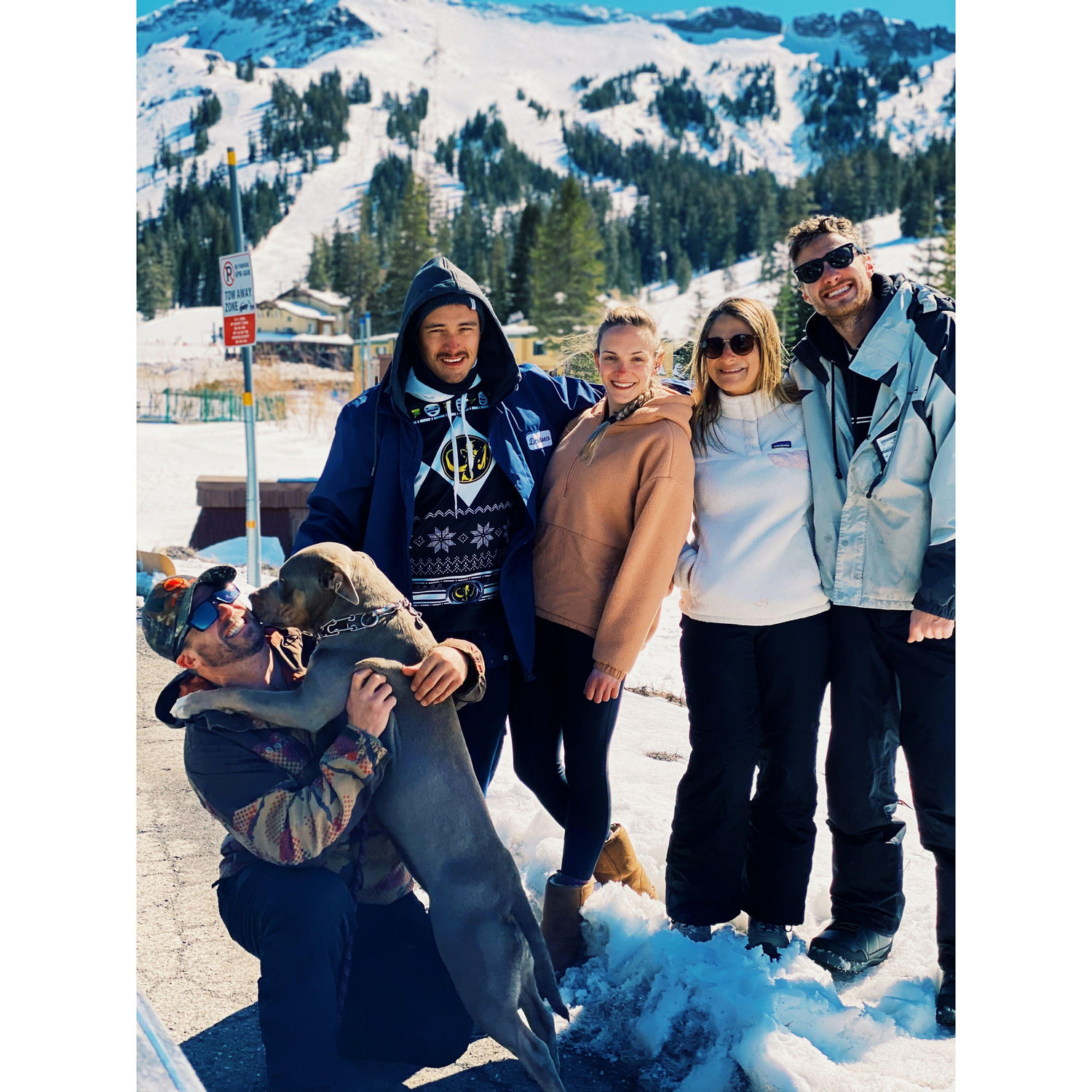 Spring Ski! Vogl, Vaughn, Ali, Malli, and Ryan
