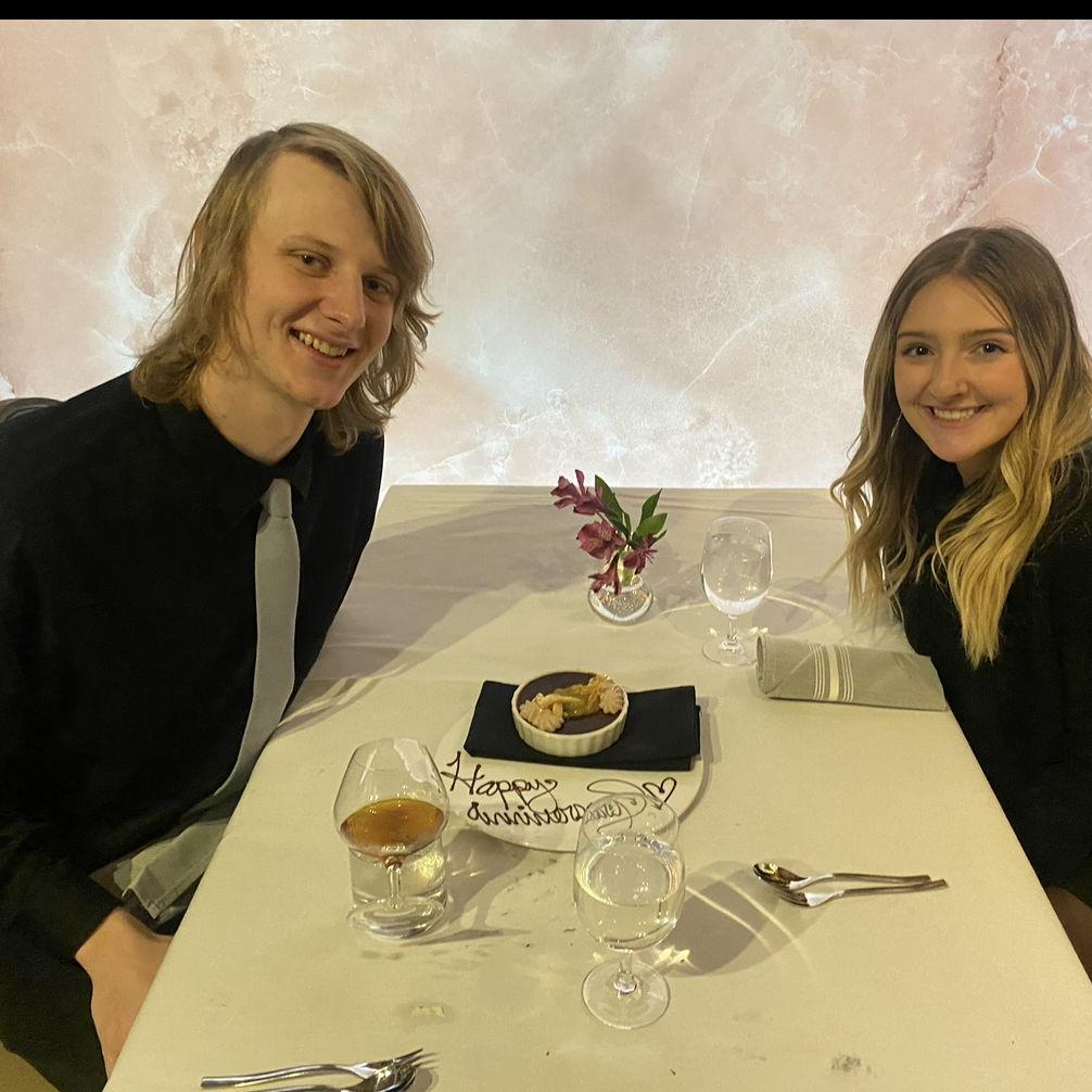 Our 1 year anniversary dinner