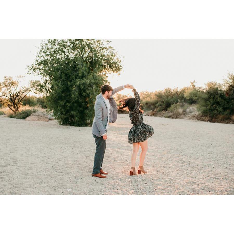 We did this twirl 3 times and we're glad our photographer nailed this one shot!