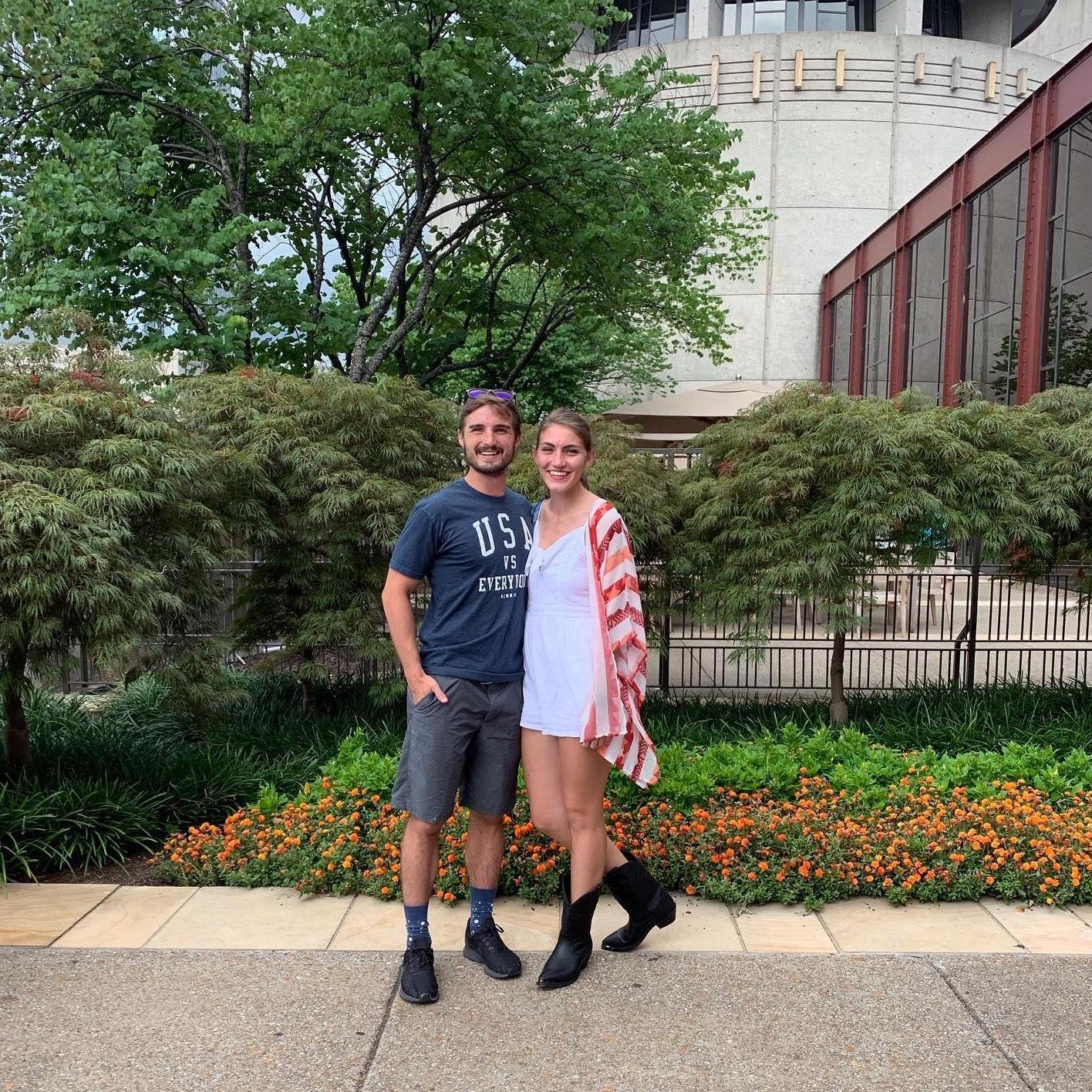 First vacation together was the Nashville!