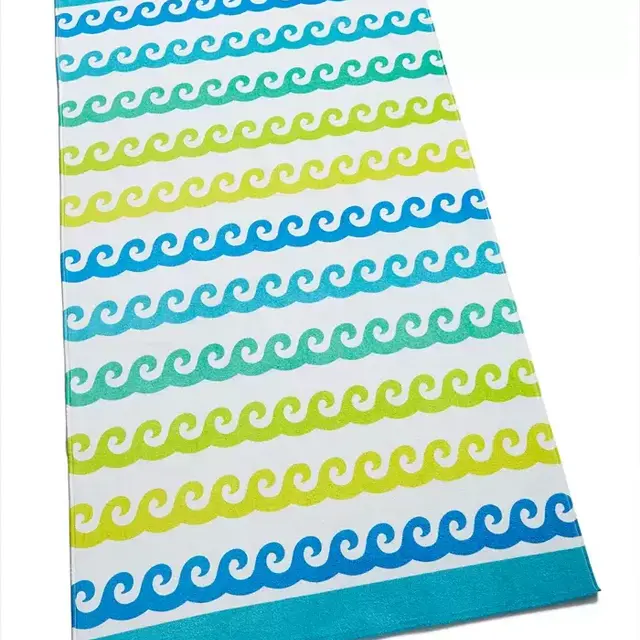 Martha Stewart Collection Ombré Wave Beach Towel