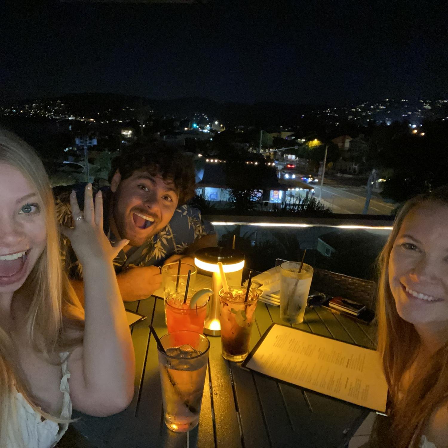 Post photoshoot dinner