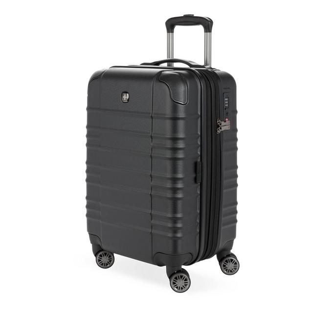 SWISSGEAR Cascade Hardside Carry On Spinner Suitcase - Black