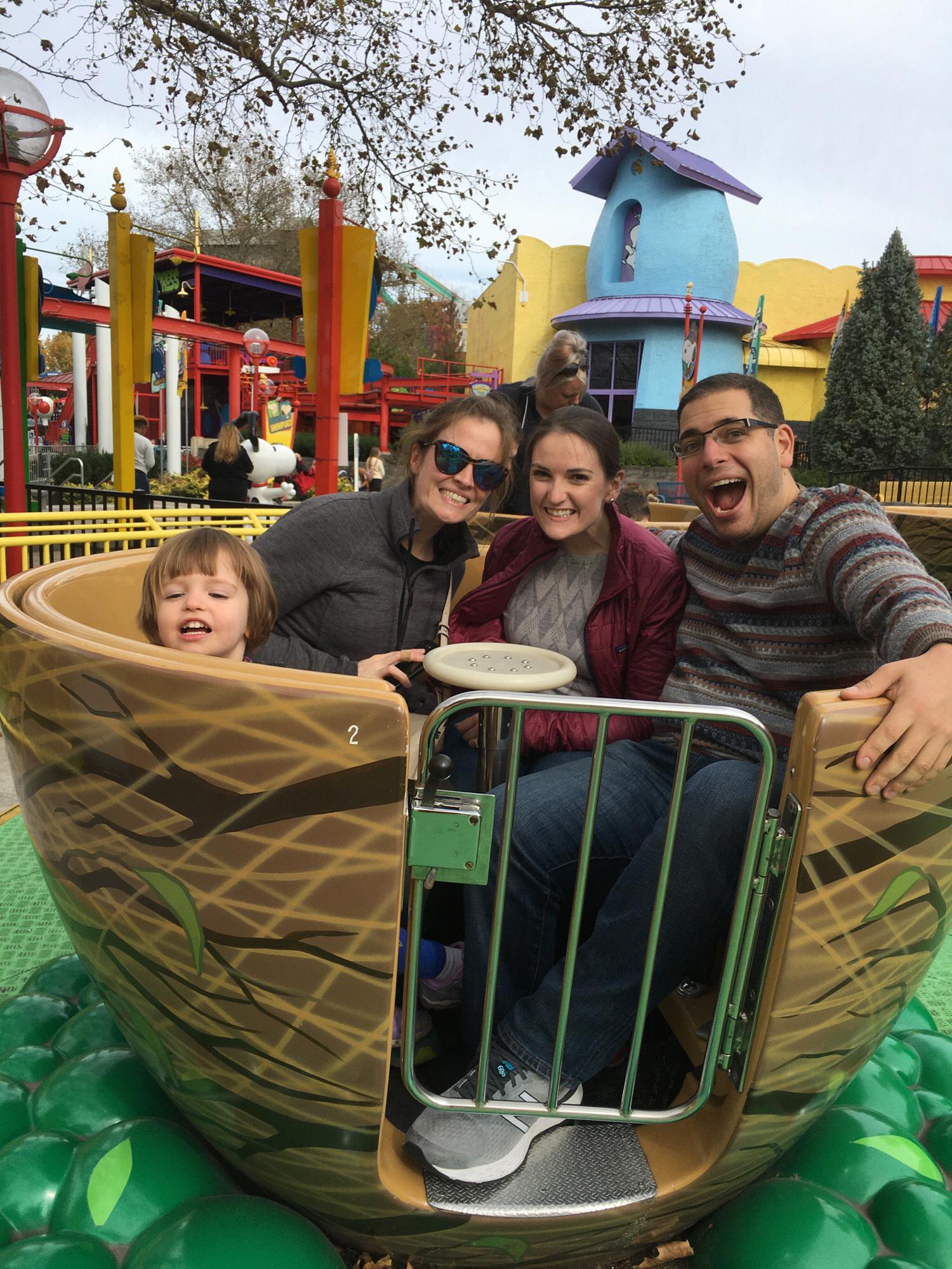 Tea cup time at Dorney Park