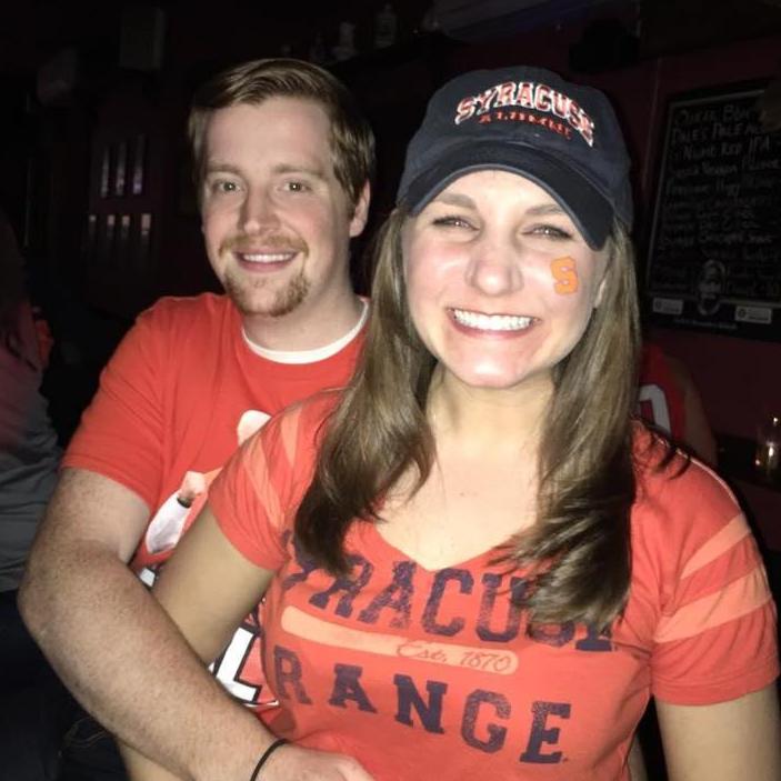 Go CUSE! Celebrating a CUSE victory in our favorite bar, Deacon Brodies!
