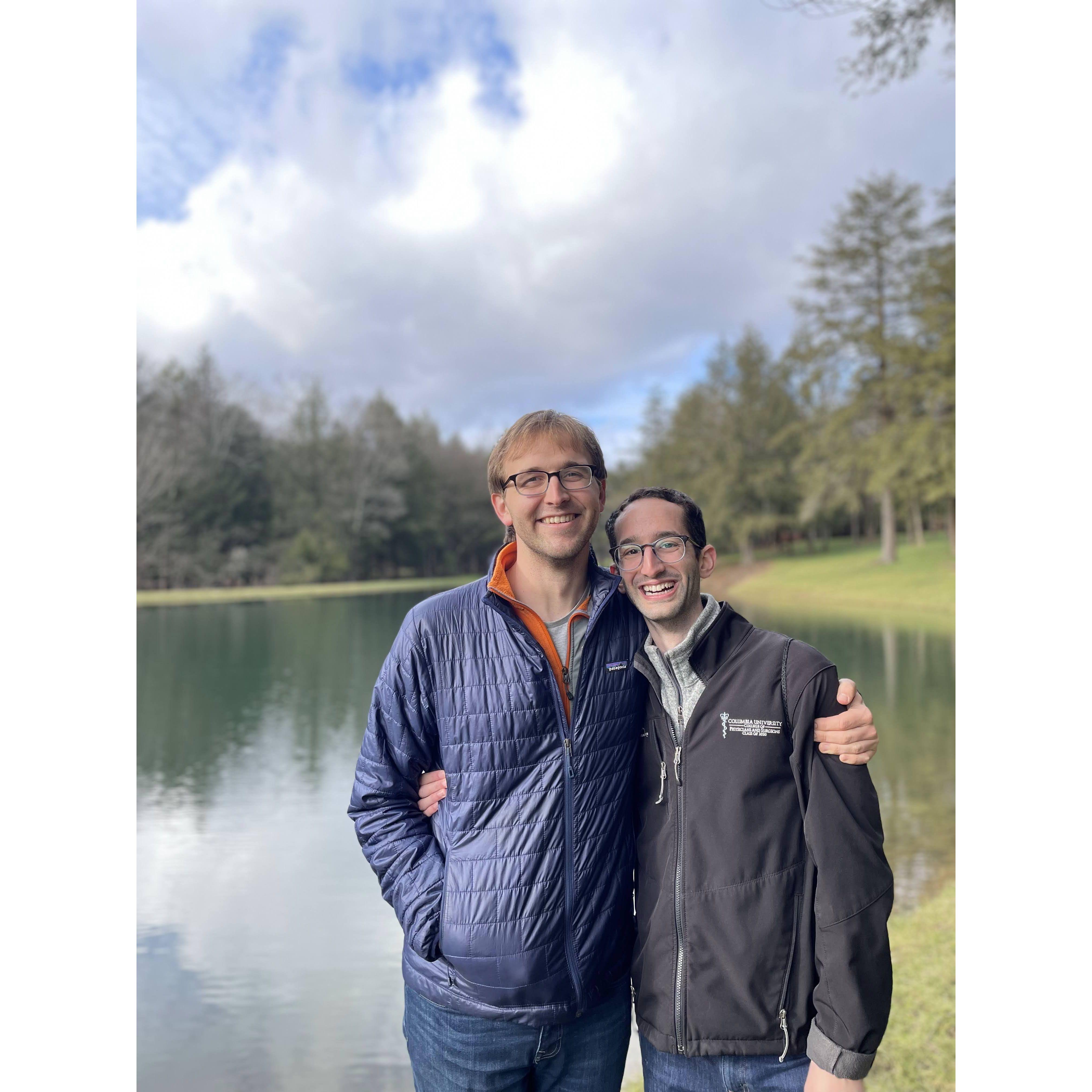 New Years hike at the Glendorn in Pennsylvania, 2021