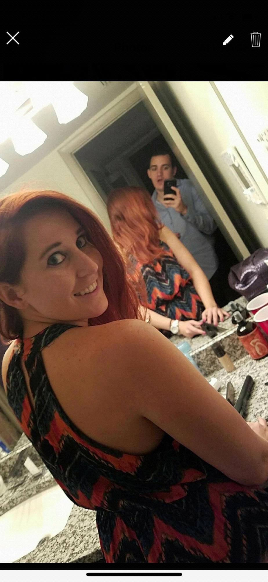 This was the picture Matt took of me while I was getting ready for our first date!! Who knew it would lead to today where he still continues to take so many random pics of me