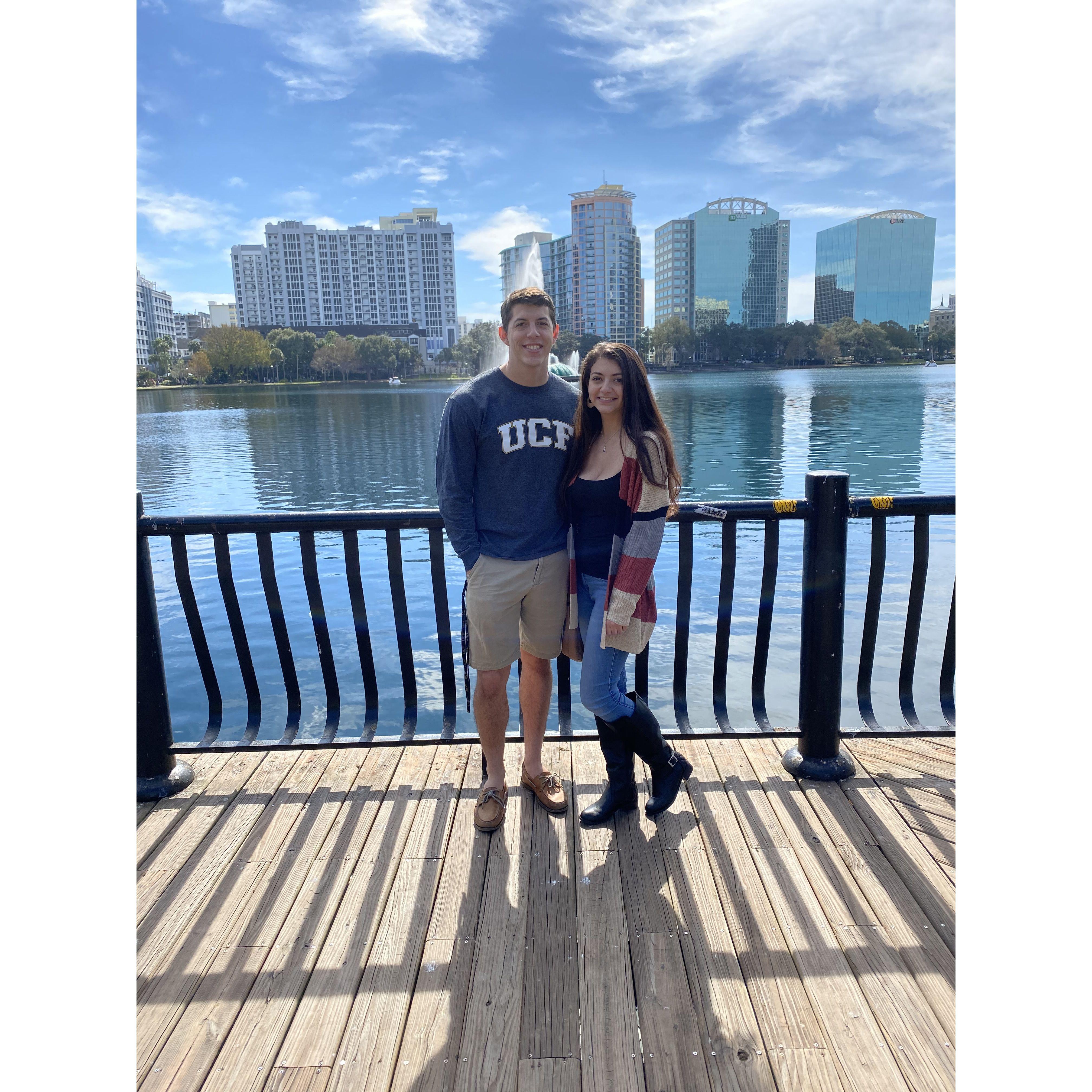 When Grant asked me to be his girlfriend at Lake Eola