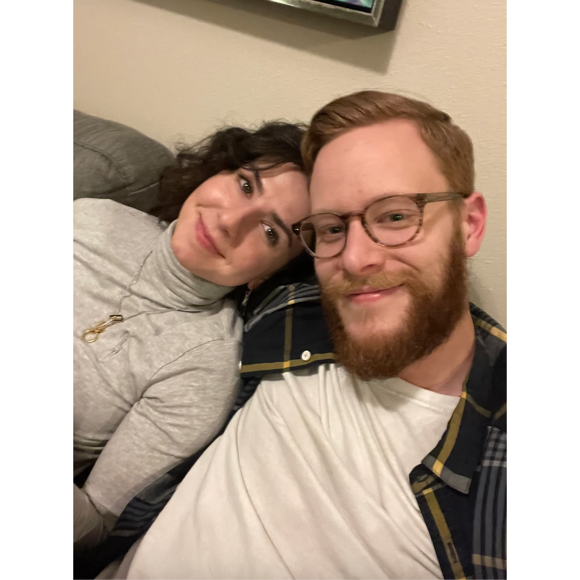 Our first photo together