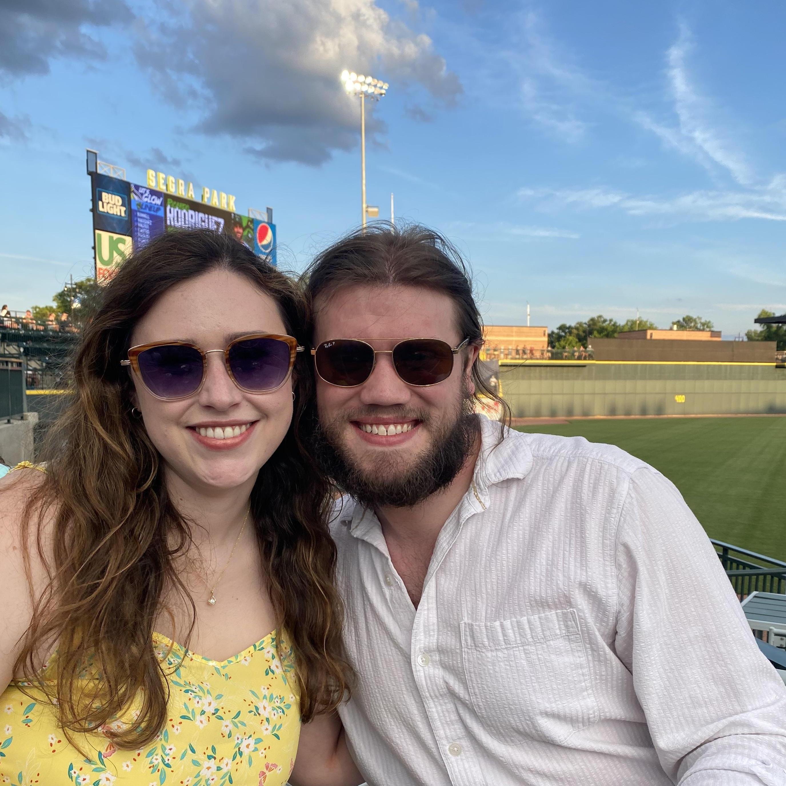 Fireflies baseball game in Columbia, SC, May 2021
